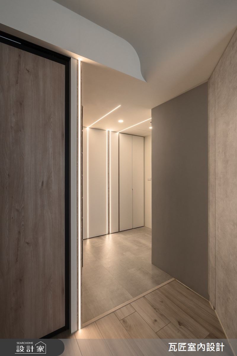 30坪新成屋(5年以下)＿北歐風臥室走廊案例圖片＿瓦匠室內裝修工程有限公司＿瓦匠_八德 元臺謙之10