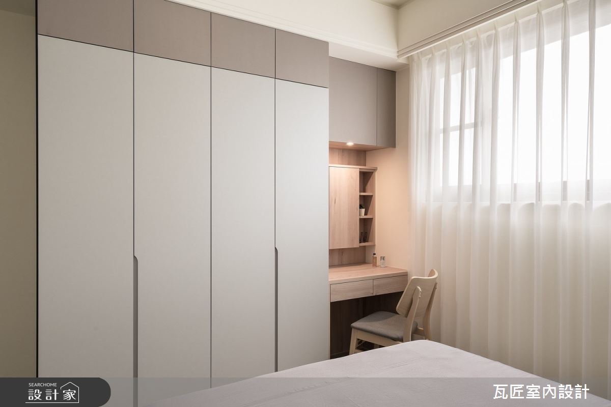 30坪新成屋(5年以下)＿北歐風臥室案例圖片＿瓦匠室內裝修工程有限公司＿瓦匠_八德 元臺謙之12