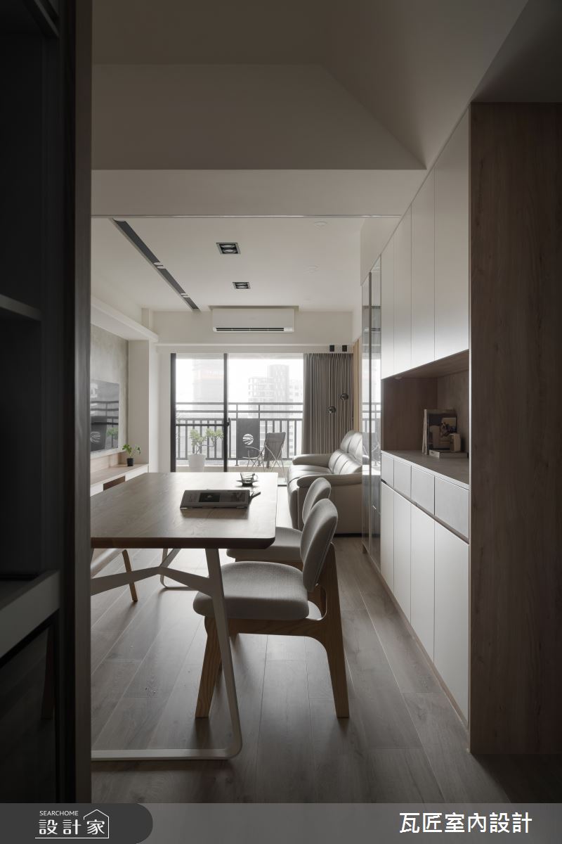 27坪中古屋(5~15年)＿北歐風餐廳案例圖片＿瓦匠室內裝修工程有限公司＿瓦匠_恬謐守恆【2024 英國倫敦國際設計獎 銀獎】之10