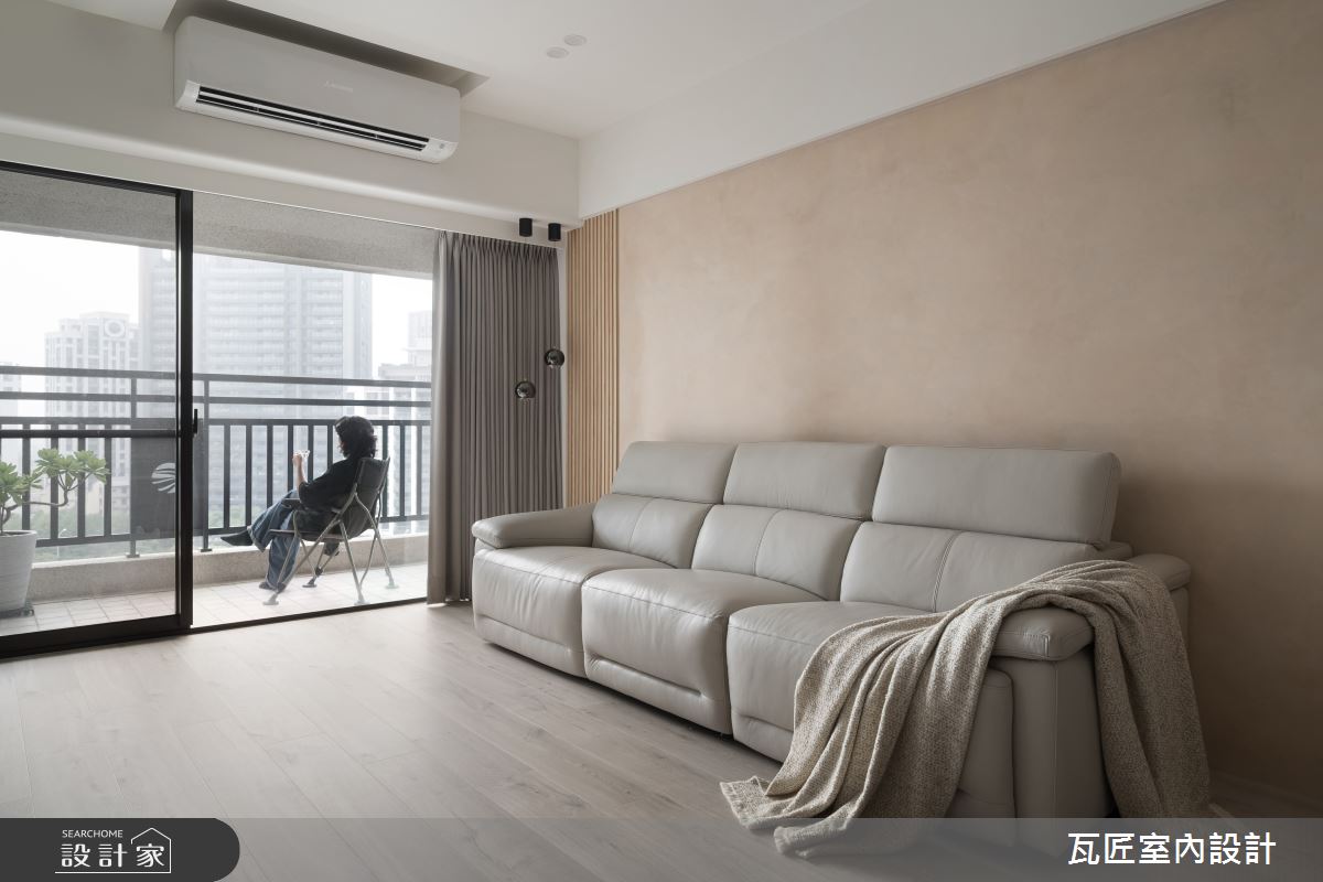 27坪中古屋(5~15年)＿北歐風客廳案例圖片＿瓦匠室內裝修工程有限公司＿瓦匠_恬謐守恆【2024 英國倫敦國際設計獎 銀獎】之18