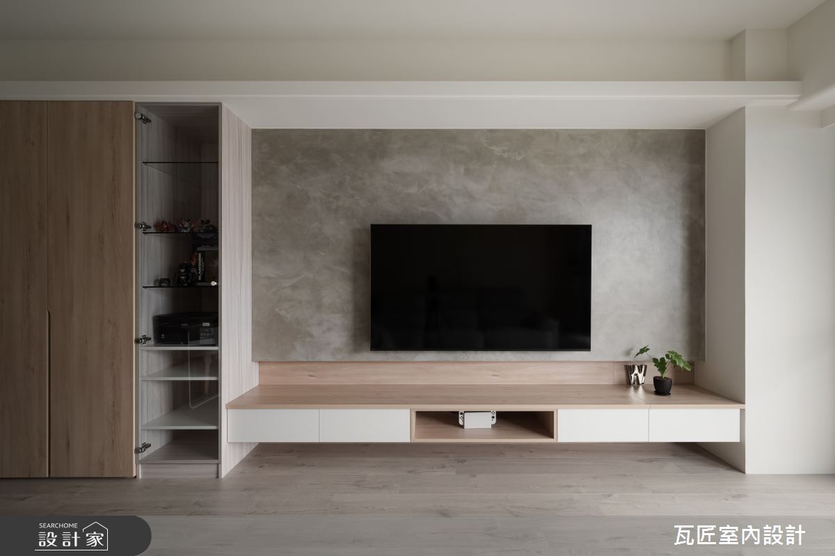 27坪中古屋(5~15年)＿北歐風客廳案例圖片＿瓦匠室內裝修工程有限公司＿瓦匠_恬謐守恆【2024 英國倫敦國際設計獎 銀獎】之25