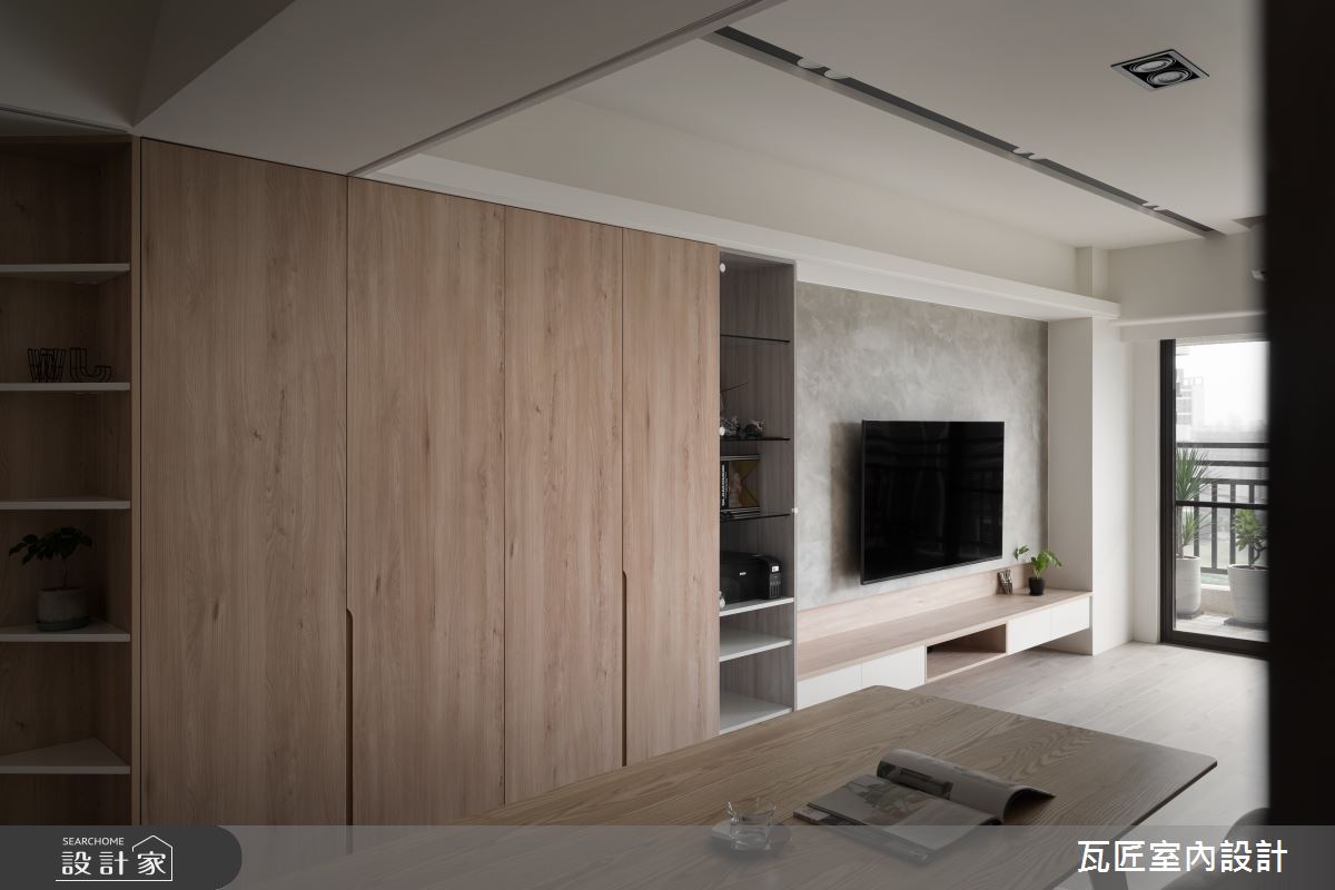 27坪中古屋(5~15年)＿北歐風客廳餐廳案例圖片＿瓦匠室內裝修工程有限公司＿瓦匠_恬謐守恆【2024 英國倫敦國際設計獎 銀獎】之29