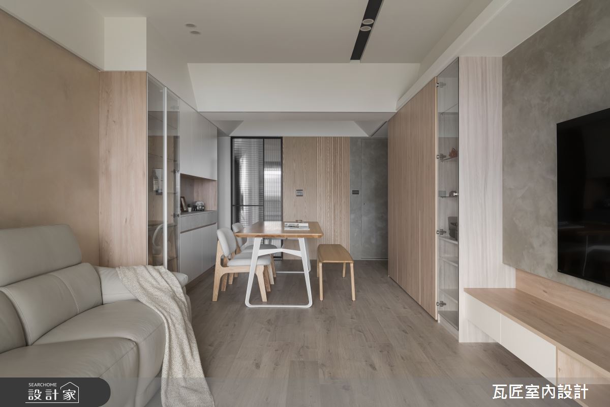 27坪中古屋(5~15年)＿北歐風客廳餐廳案例圖片＿瓦匠室內裝修工程有限公司＿瓦匠_恬謐守恆【2024 英國倫敦國際設計獎 銀獎】之30