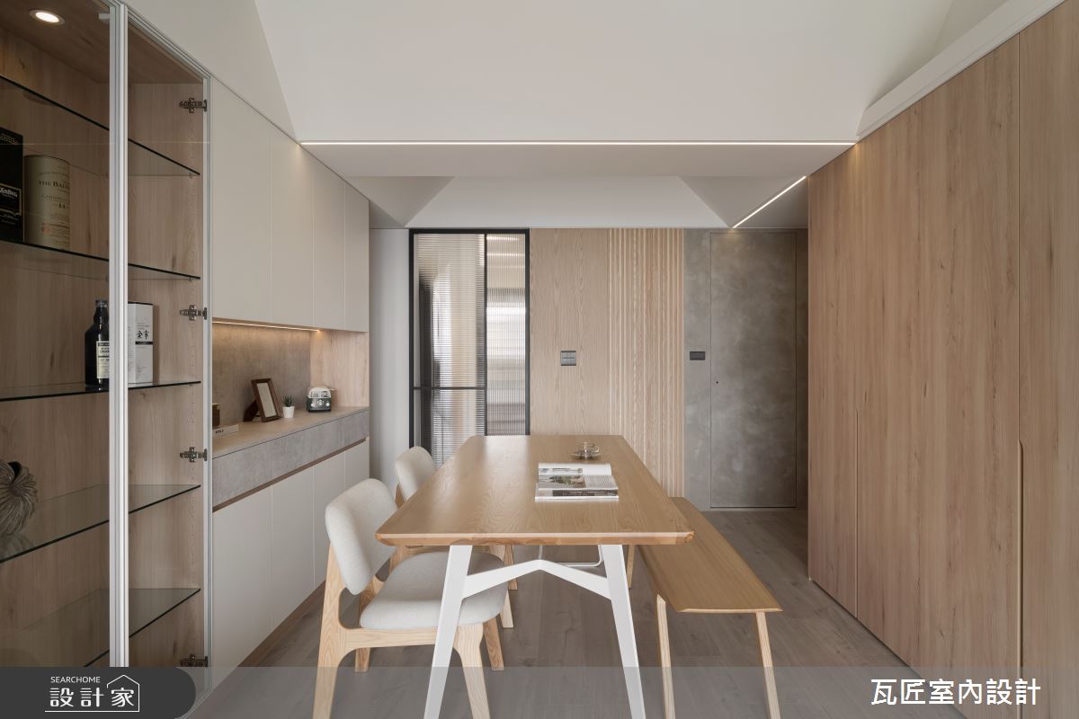 27坪中古屋(5~15年)＿北歐風餐廳案例圖片＿瓦匠室內裝修工程有限公司＿瓦匠_恬謐守恆【2024 英國倫敦國際設計獎 銀獎】之32