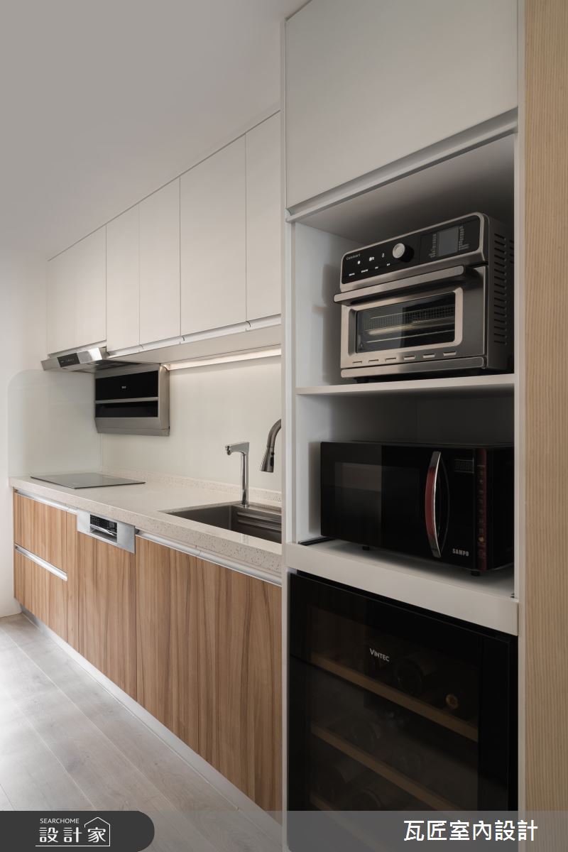 27坪中古屋(5~15年)＿北歐風廚房案例圖片＿瓦匠室內裝修工程有限公司＿瓦匠_恬謐守恆【2024 英國倫敦國際設計獎 銀獎】之36
