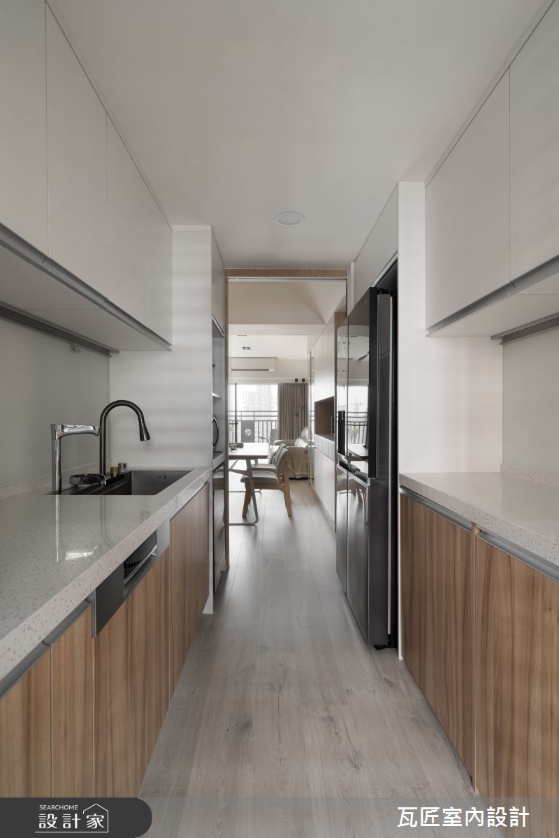 27坪中古屋(5~15年)＿北歐風廚房案例圖片＿瓦匠室內裝修工程有限公司＿瓦匠_恬謐守恆【2024 英國倫敦國際設計獎 銀獎】之39
