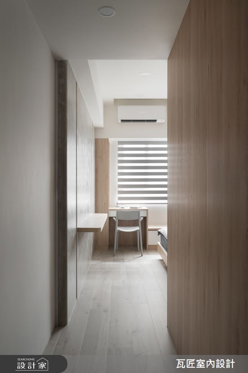 27坪中古屋(5~15年)＿北歐風臥室案例圖片＿瓦匠室內裝修工程有限公司＿瓦匠_恬謐守恆【2024 英國倫敦國際設計獎 銀獎】之41