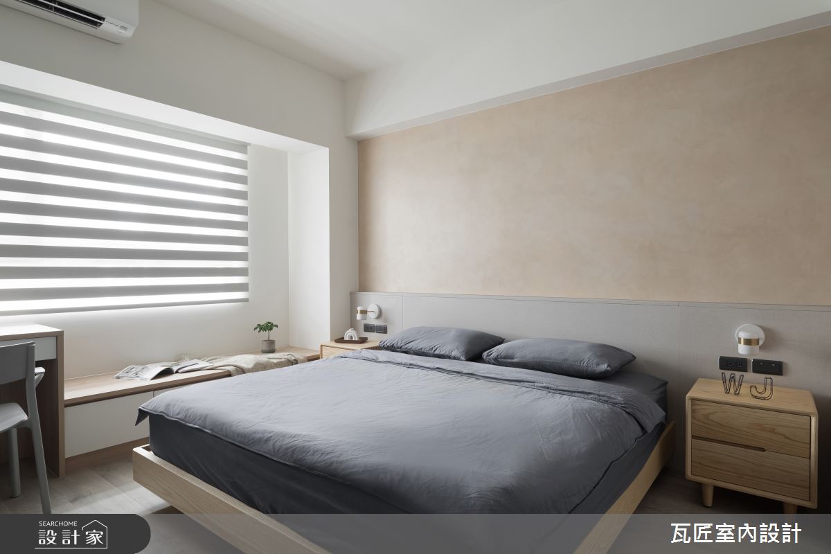 27坪中古屋(5~15年)＿北歐風臥室案例圖片＿瓦匠室內裝修工程有限公司＿瓦匠_恬謐守恆【2024 英國倫敦國際設計獎 銀獎】之43