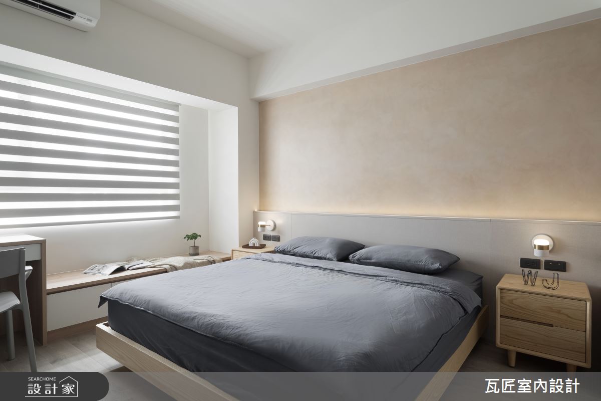 27坪中古屋(5~15年)＿北歐風臥室案例圖片＿瓦匠室內裝修工程有限公司＿瓦匠_恬謐守恆【2024 英國倫敦國際設計獎 銀獎】之44
