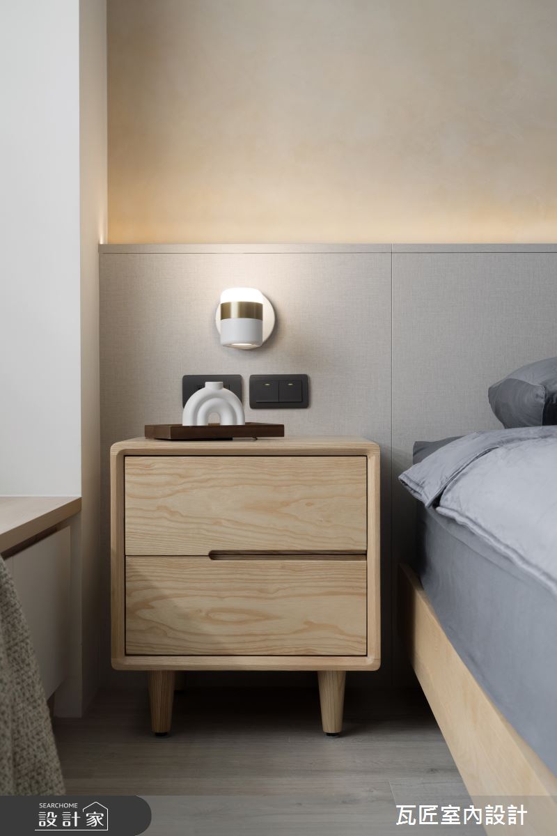 27坪中古屋(5~15年)＿北歐風臥室案例圖片＿瓦匠室內裝修工程有限公司＿瓦匠_恬謐守恆【2024 英國倫敦國際設計獎 銀獎】之47