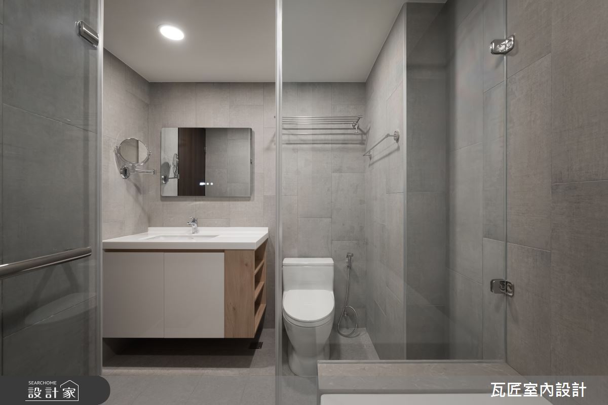 27坪中古屋(5~15年)＿北歐風浴室案例圖片＿瓦匠室內裝修工程有限公司＿瓦匠_恬謐守恆【2024 英國倫敦國際設計獎 銀獎】之58
