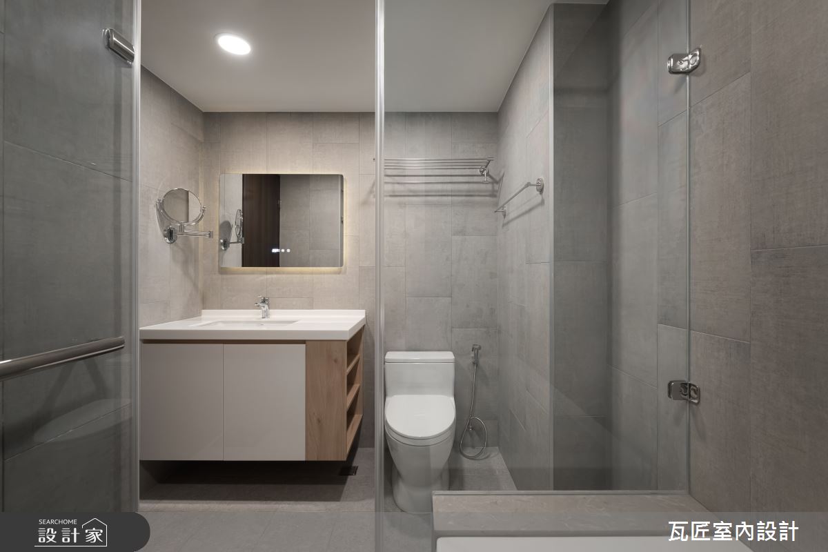27坪中古屋(5~15年)＿北歐風浴室案例圖片＿瓦匠室內裝修工程有限公司＿瓦匠_恬謐守恆【2024 英國倫敦國際設計獎 銀獎】之59
