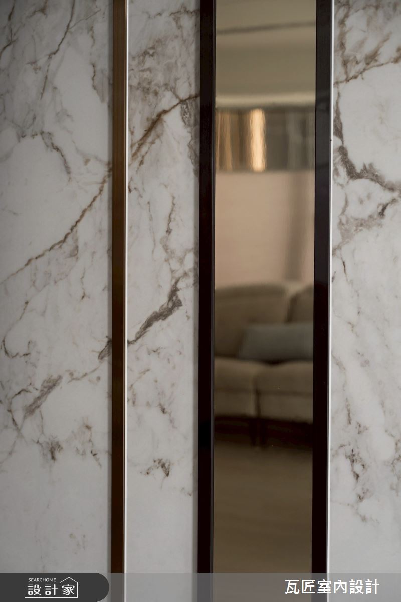 40坪毛胚屋＿輕奢風客廳案例圖片＿瓦匠室內裝修工程有限公司＿瓦匠_澄曦寓所【2025 羅馬設計獎 Rome Design Awards 銀獎】之10