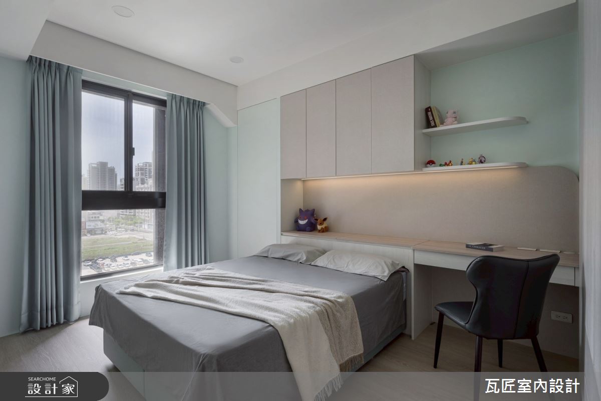 40坪毛胚屋＿輕奢風兒童房兒童房案例圖片＿瓦匠室內裝修工程有限公司＿瓦匠_澄曦寓所【2025 羅馬設計獎 Rome Design Awards 銀獎】之37
