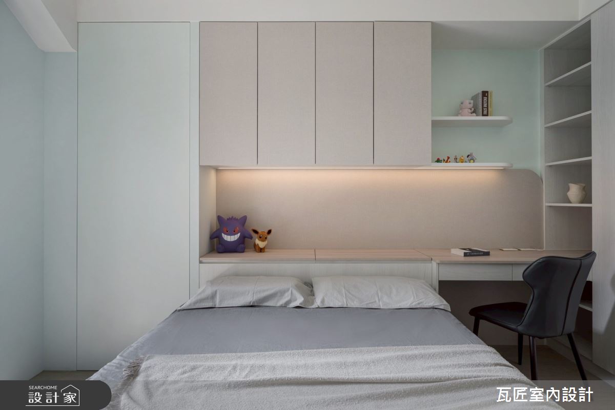 40坪毛胚屋＿輕奢風兒童房兒童房案例圖片＿瓦匠室內裝修工程有限公司＿瓦匠_澄曦寓所【2025 羅馬設計獎 Rome Design Awards 銀獎】之38