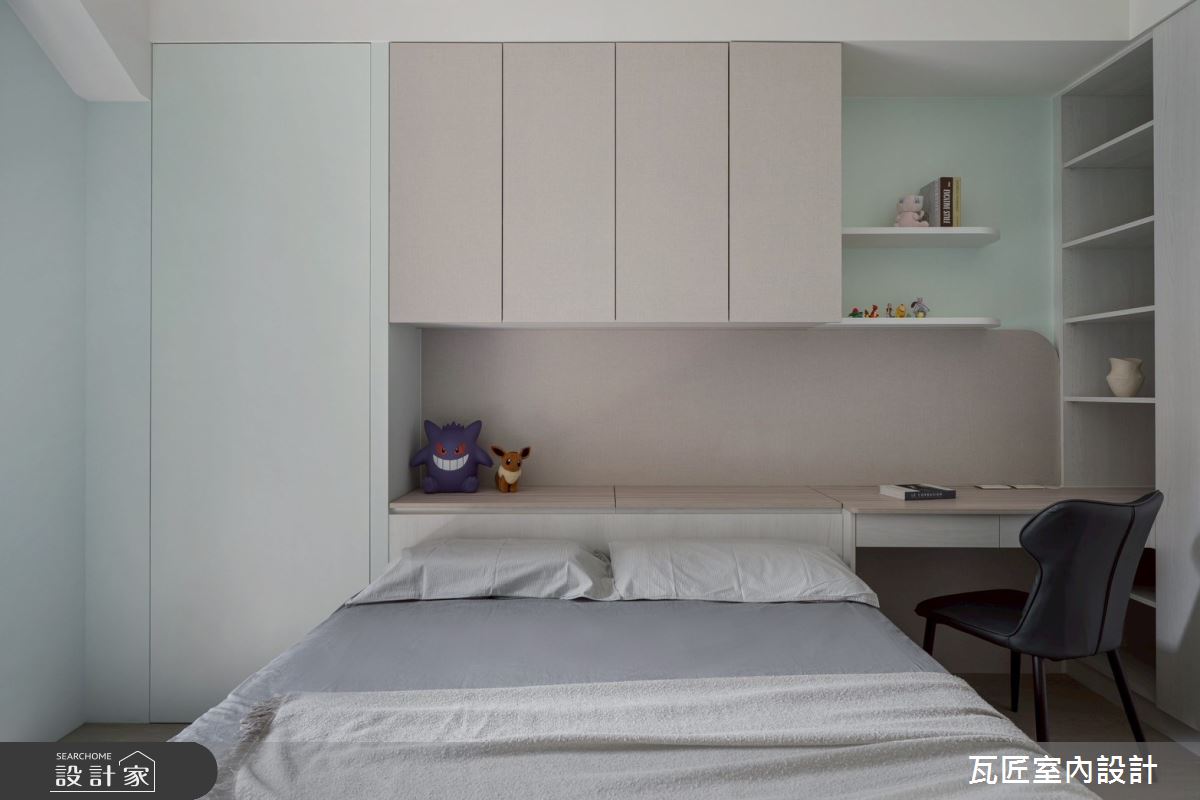 40坪毛胚屋＿輕奢風兒童房兒童房案例圖片＿瓦匠室內裝修工程有限公司＿瓦匠_澄曦寓所【2025 羅馬設計獎 Rome Design Awards 銀獎】之39
