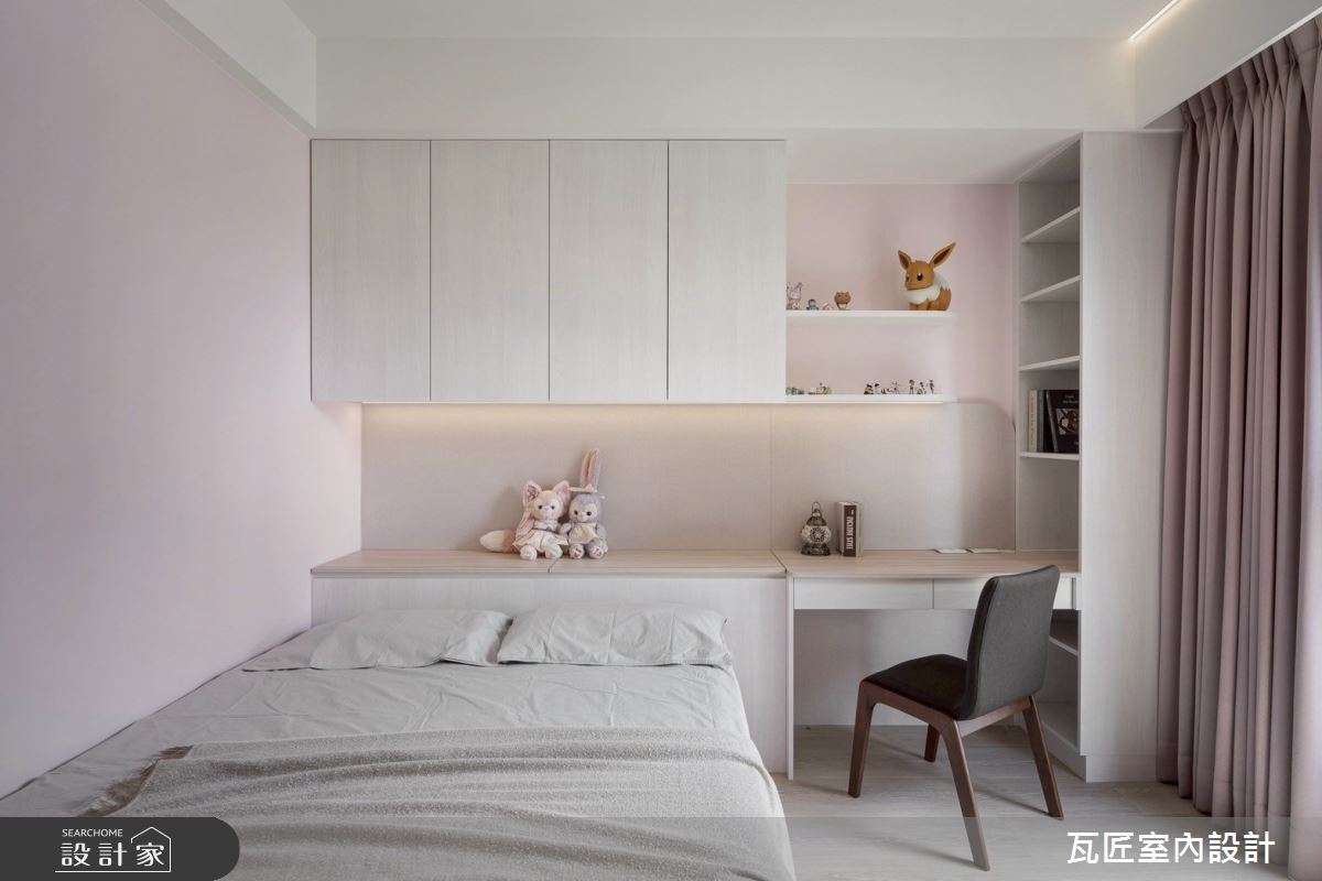 40坪毛胚屋＿輕奢風兒童房兒童房案例圖片＿瓦匠室內裝修工程有限公司＿瓦匠_澄曦寓所【2025 羅馬設計獎 Rome Design Awards 銀獎】之44