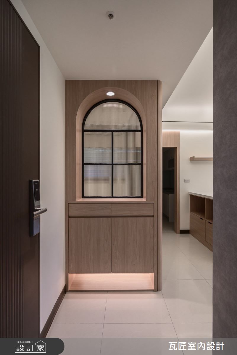 13坪預售屋＿日式風玄關案例圖片＿瓦匠室內裝修工程有限公司＿瓦匠_和風絮語之1