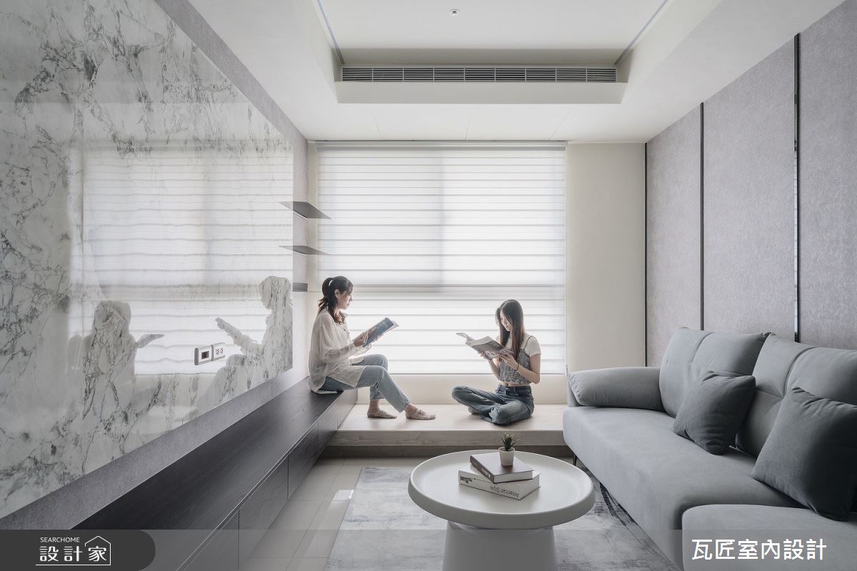 新成屋(5年以下)＿現代風客廳案例圖片＿瓦匠室內裝修工程有限公司＿瓦匠_樹林 新柑園【A1】之5