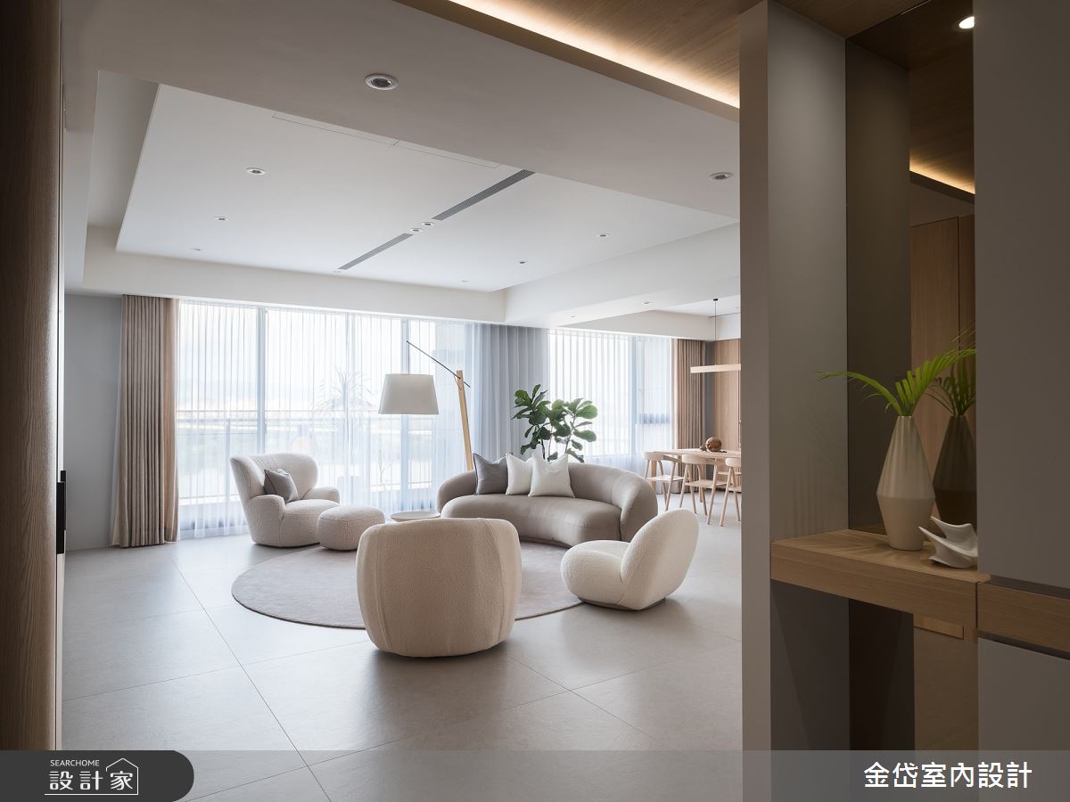 70坪毛胚屋＿日式禪風玄關客廳案例圖片＿金岱室內裝修有限公司＿金岱_香榭園 李公館_日式禪風之1