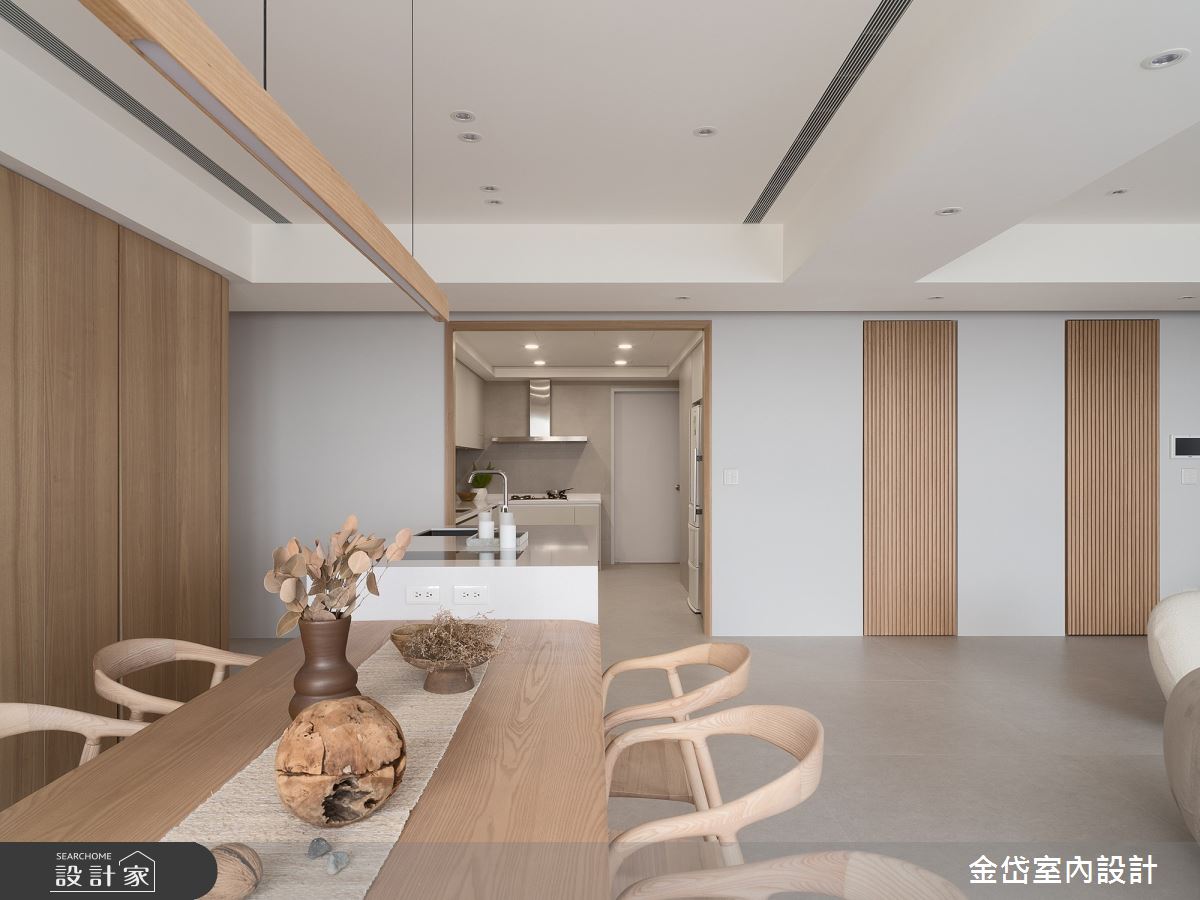 70坪毛胚屋＿日式禪風餐廳中島案例圖片＿金岱室內裝修有限公司＿金岱_香榭園 李公館_日式禪風之13