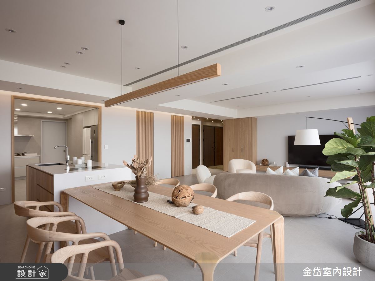 70坪毛胚屋＿日式禪風餐廳中島案例圖片＿金岱室內裝修有限公司＿金岱_香榭園 李公館_日式禪風之12