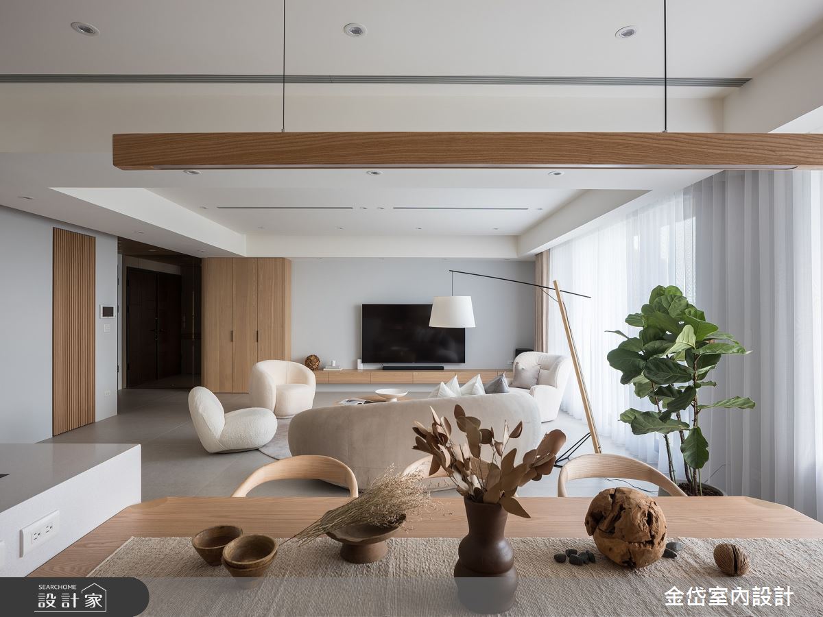 70坪毛胚屋＿日式禪風客廳餐廳案例圖片＿金岱室內裝修有限公司＿金岱_香榭園 李公館_日式禪風之10