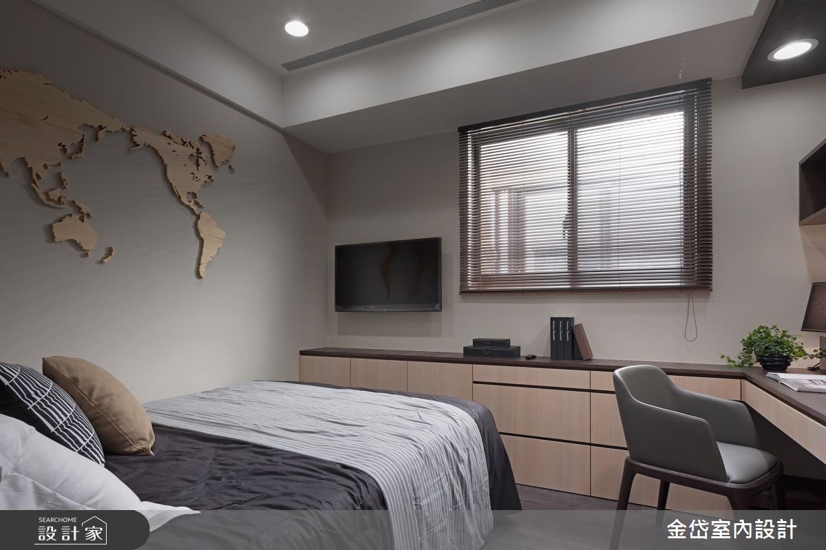 30坪新成屋(5年以下)＿新古典臥室案例圖片＿金岱室內裝修有限公司＿金岱_築城麗富 林公館_新古典之17