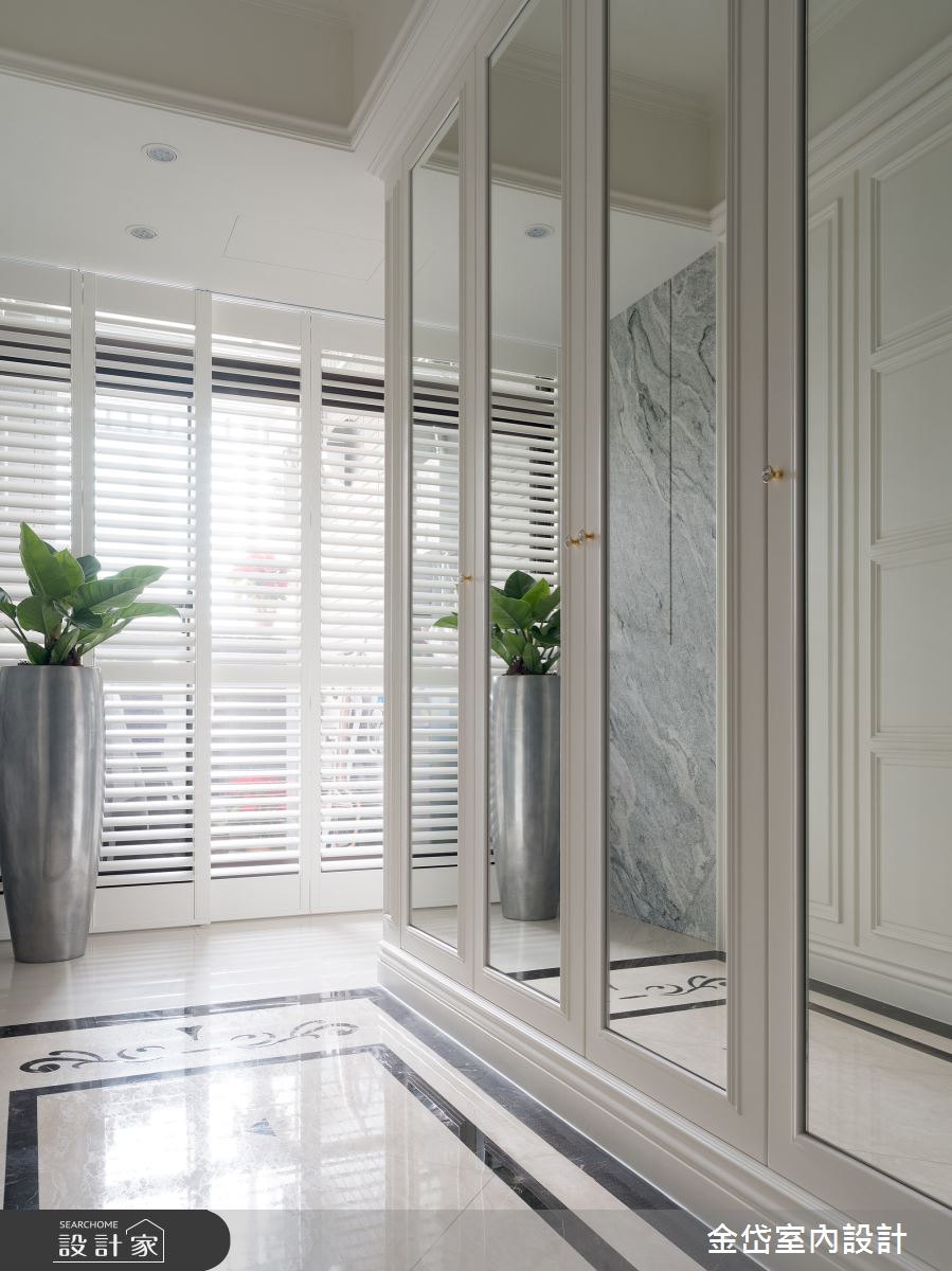 15坪新成屋(5年以下)＿新古典玄關案例圖片＿金岱室內裝修有限公司＿金岱_文華麗舍 鄭公館_新古典之2