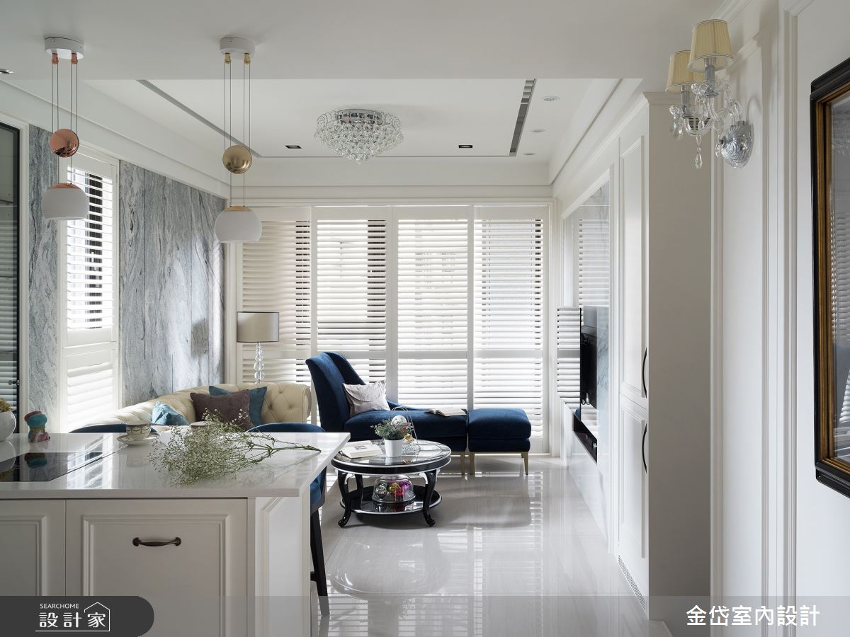 15坪新成屋(5年以下)＿新古典客廳案例圖片＿金岱室內裝修有限公司＿金岱_文華麗舍 鄭公館_新古典之3