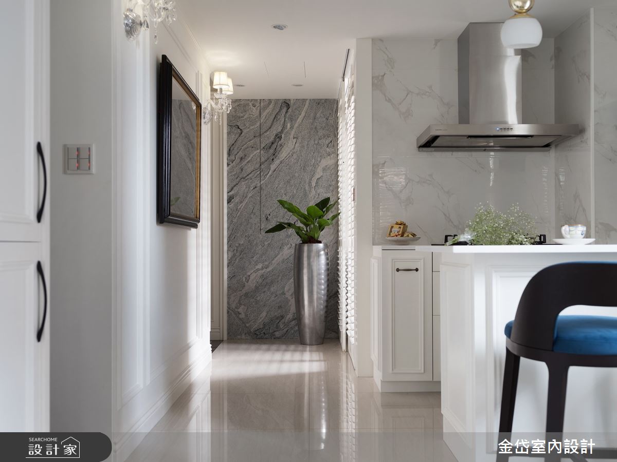 15坪新成屋(5年以下)＿新古典餐廳廚房走廊案例圖片＿金岱室內裝修有限公司＿金岱_文華麗舍 鄭公館_新古典之12