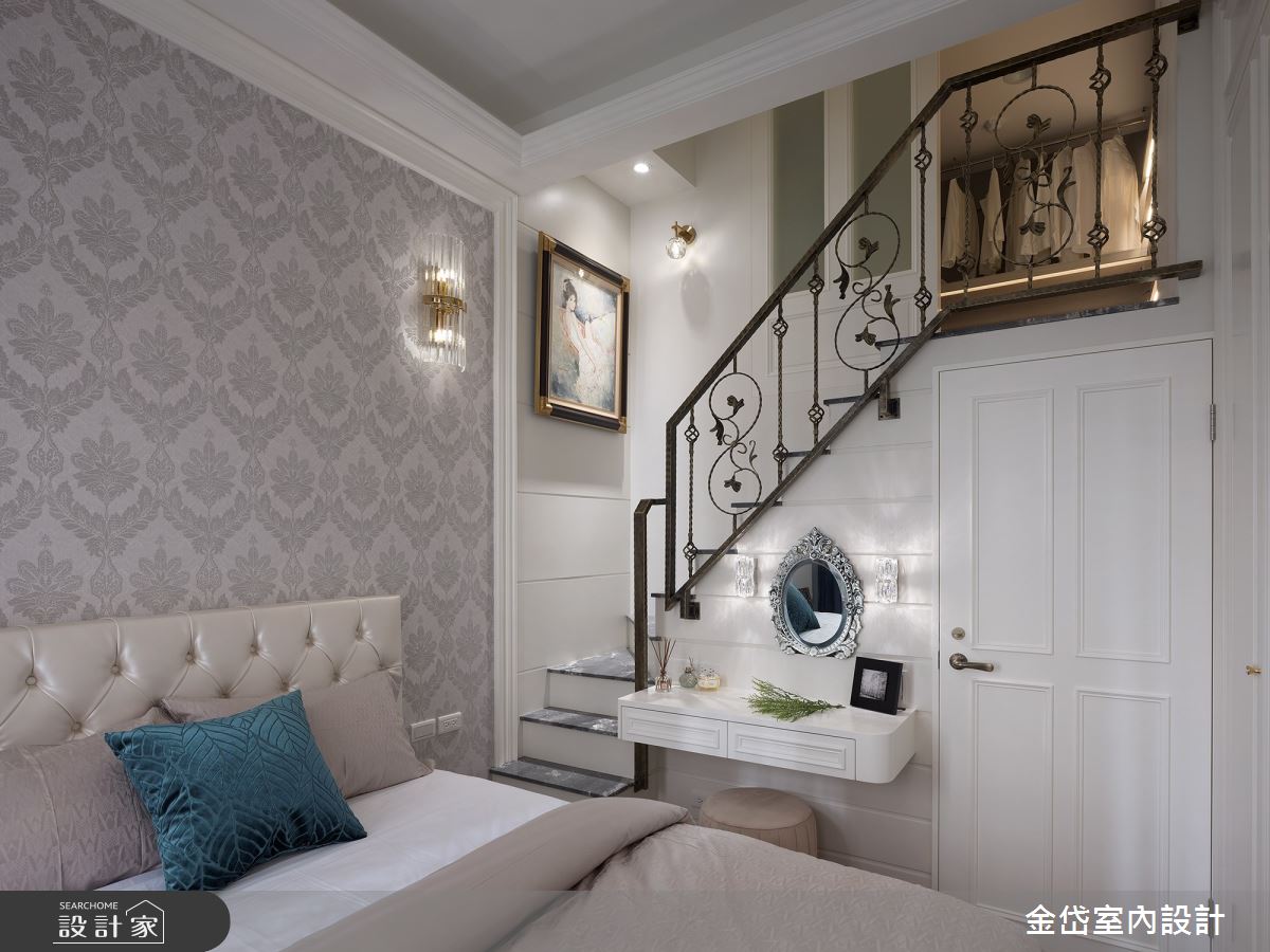 15坪新成屋(5年以下)＿新古典臥室樓梯案例圖片＿金岱室內裝修有限公司＿金岱_文華麗舍 鄭公館_新古典之14