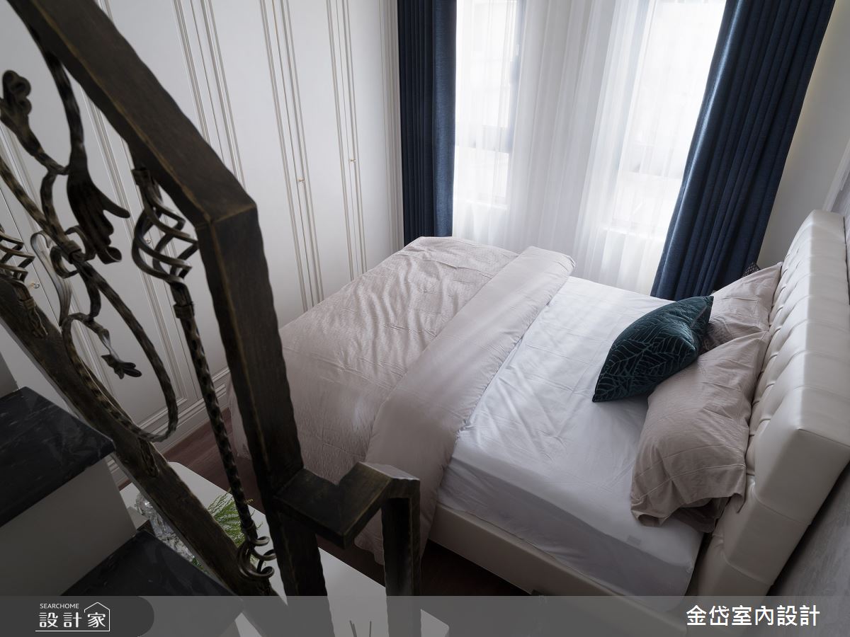 15坪新成屋(5年以下)＿新古典臥室樓梯案例圖片＿金岱室內裝修有限公司＿金岱_文華麗舍 鄭公館_新古典之17