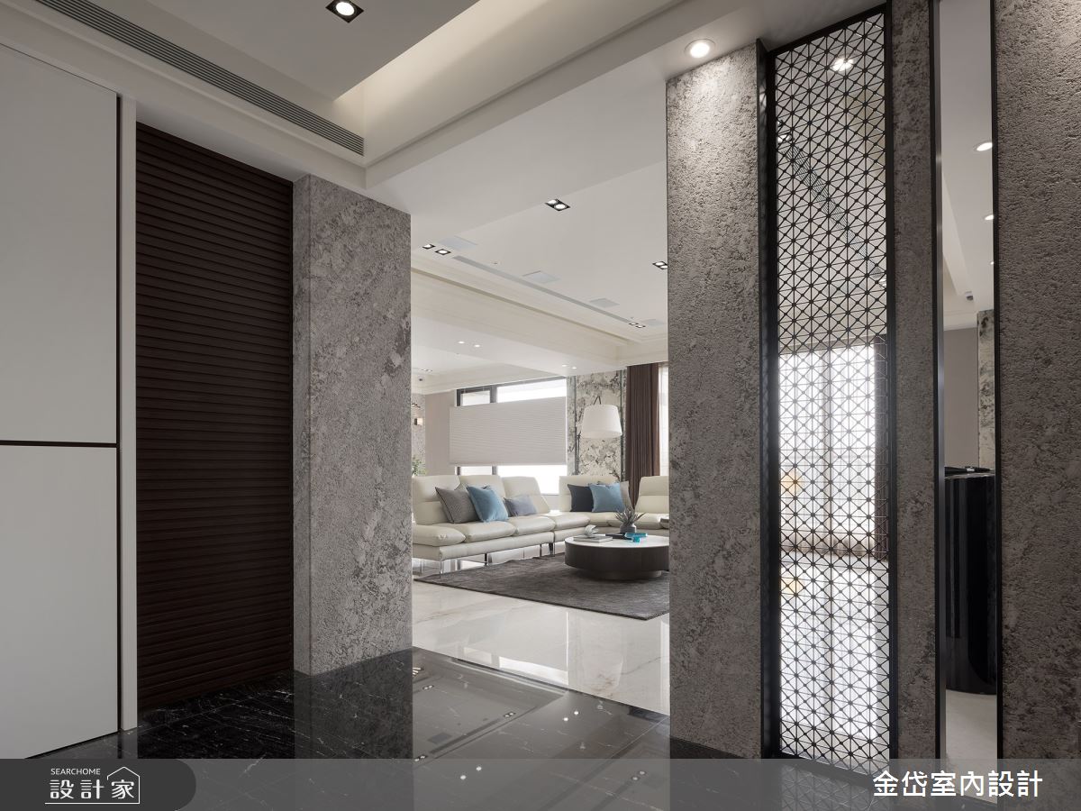 70坪毛胚屋＿現代風玄關案例圖片＿金岱室內裝修有限公司＿金岱_香榭園 許公館_現代風之1