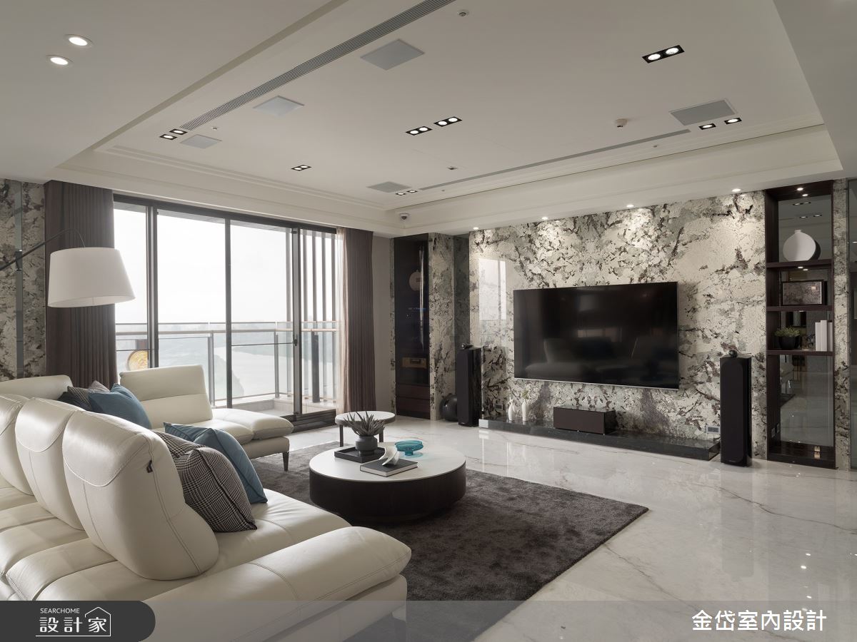 70坪毛胚屋＿現代風客廳案例圖片＿金岱室內裝修有限公司＿金岱_香榭園 許公館_現代風之4