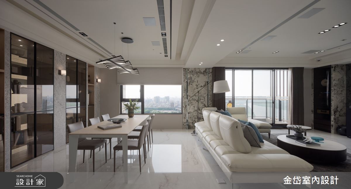 70坪毛胚屋＿現代風客廳餐廳案例圖片＿金岱室內裝修有限公司＿金岱_香榭園 許公館_現代風之10