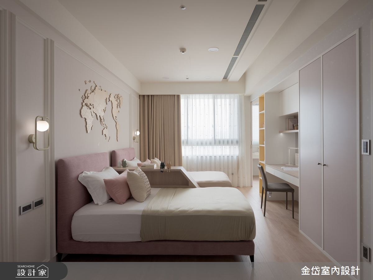 70坪毛胚屋＿現代風兒童房工作區兒童房客房案例圖片＿金岱室內裝修有限公司＿金岱_香榭園 許公館_現代風之20