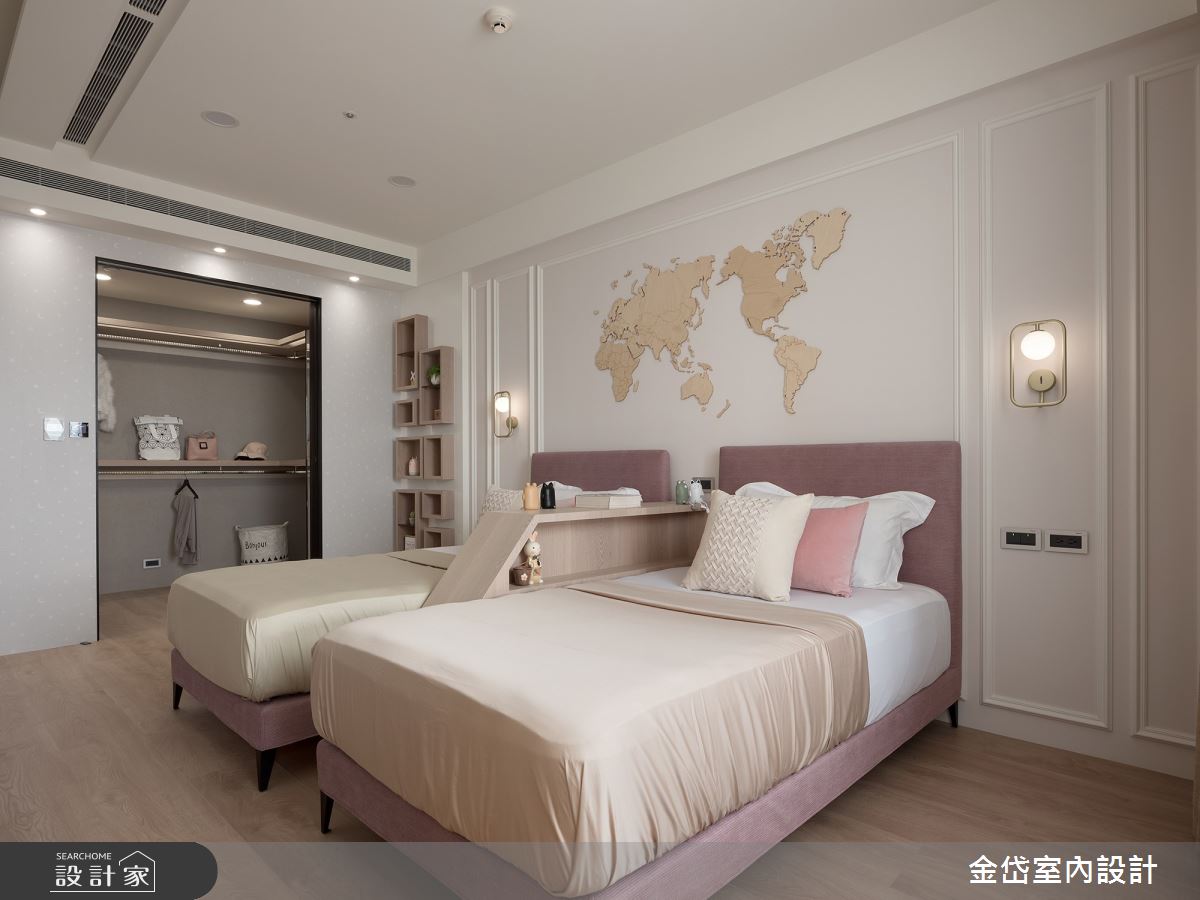 70坪毛胚屋＿現代風兒童房更衣間兒童房客房案例圖片＿金岱室內裝修有限公司＿金岱_香榭園 許公館_現代風之22