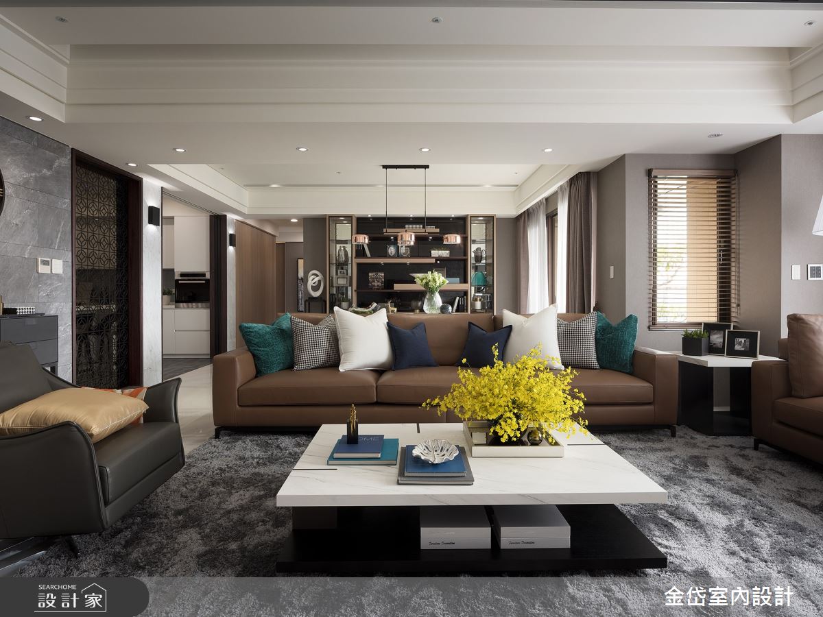 58坪中古屋(5~15年)＿現代風客廳案例圖片＿金岱室內裝修有限公司＿金岱_橋峰 周公館_現代風之3