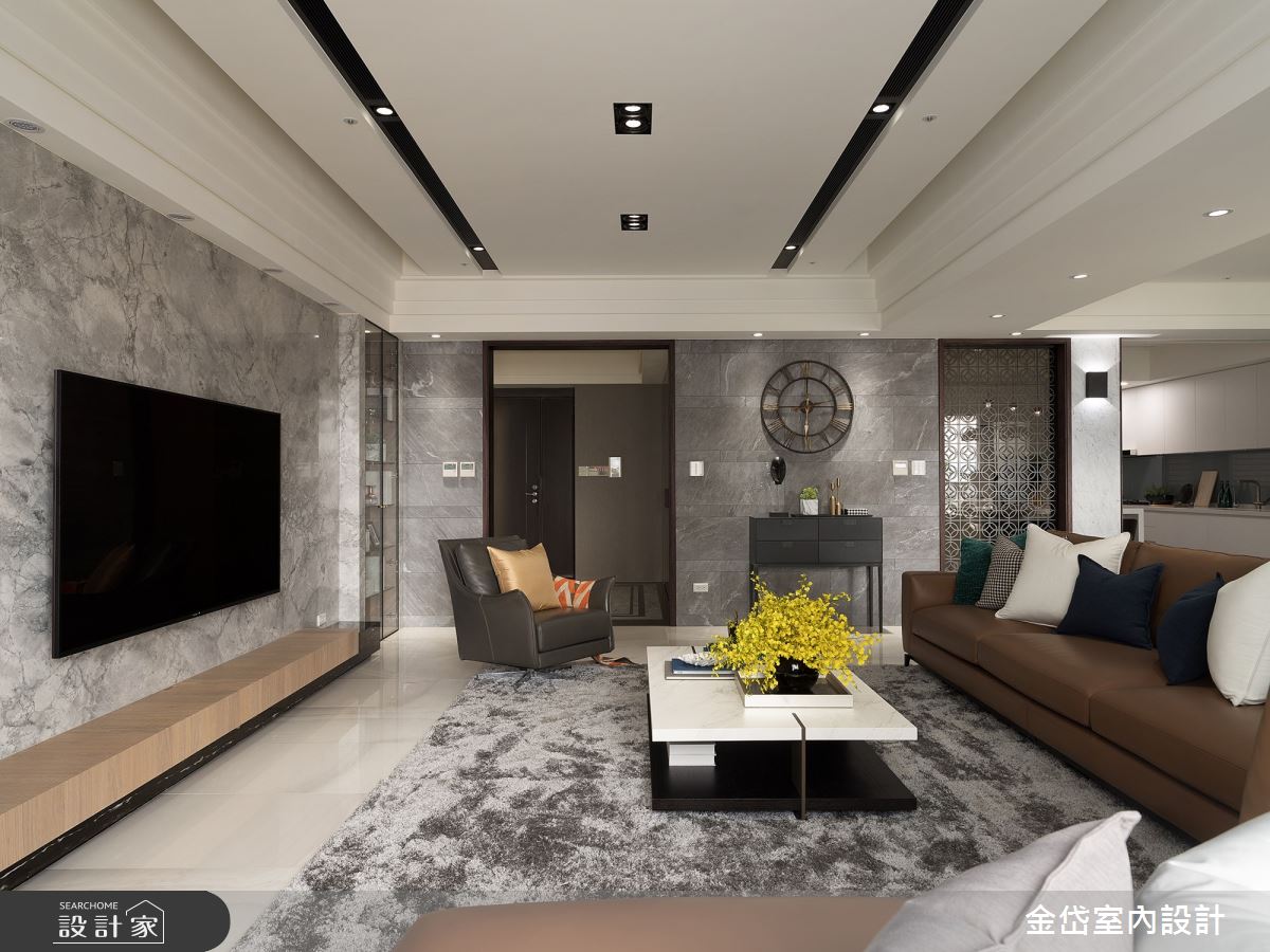 58坪中古屋(5~15年)＿現代風客廳案例圖片＿金岱室內裝修有限公司＿金岱_橋峰 周公館_現代風之5