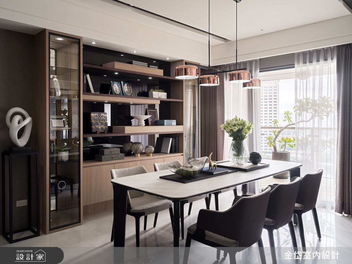 58坪中古屋(5~15年)＿現代風餐廳案例圖片＿金岱室內裝修有限公司＿金岱_橋峰 周公館_現代風之8