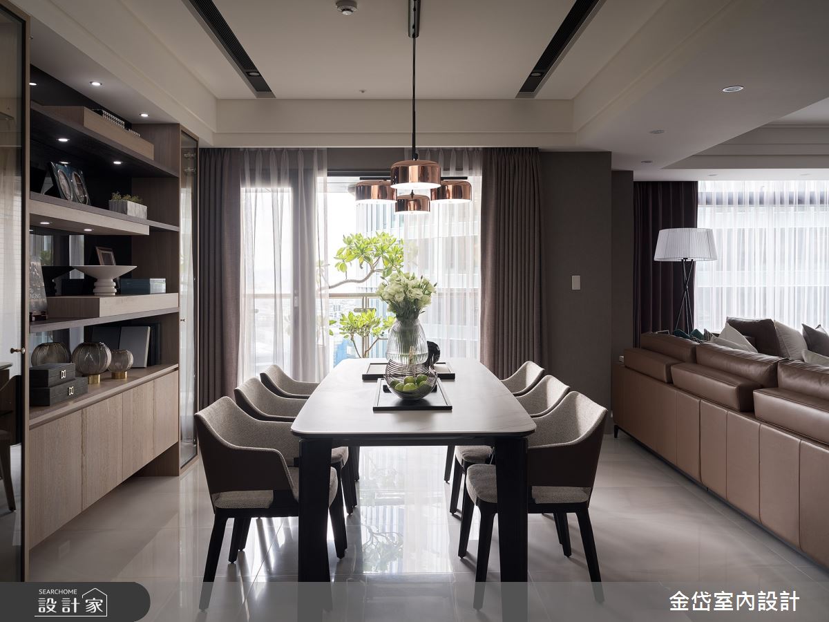 58坪中古屋(5~15年)＿現代風餐廳案例圖片＿金岱室內裝修有限公司＿金岱_橋峰 周公館_現代風之9