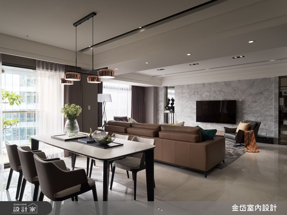 58坪中古屋(5~15年)＿現代風餐廳案例圖片＿金岱室內裝修有限公司＿金岱_橋峰 周公館_現代風之7