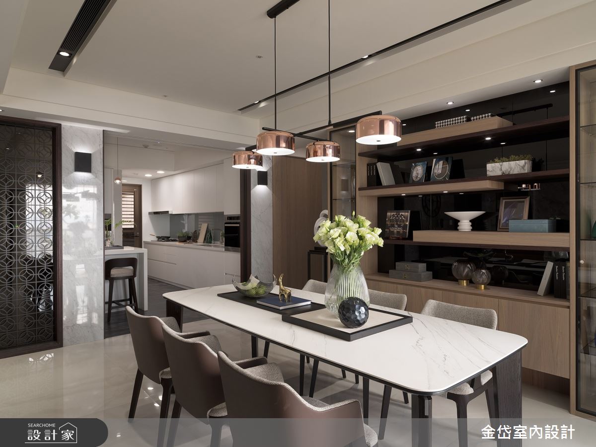 58坪中古屋(5~15年)＿現代風餐廳案例圖片＿金岱室內裝修有限公司＿金岱_橋峰 周公館_現代風之12