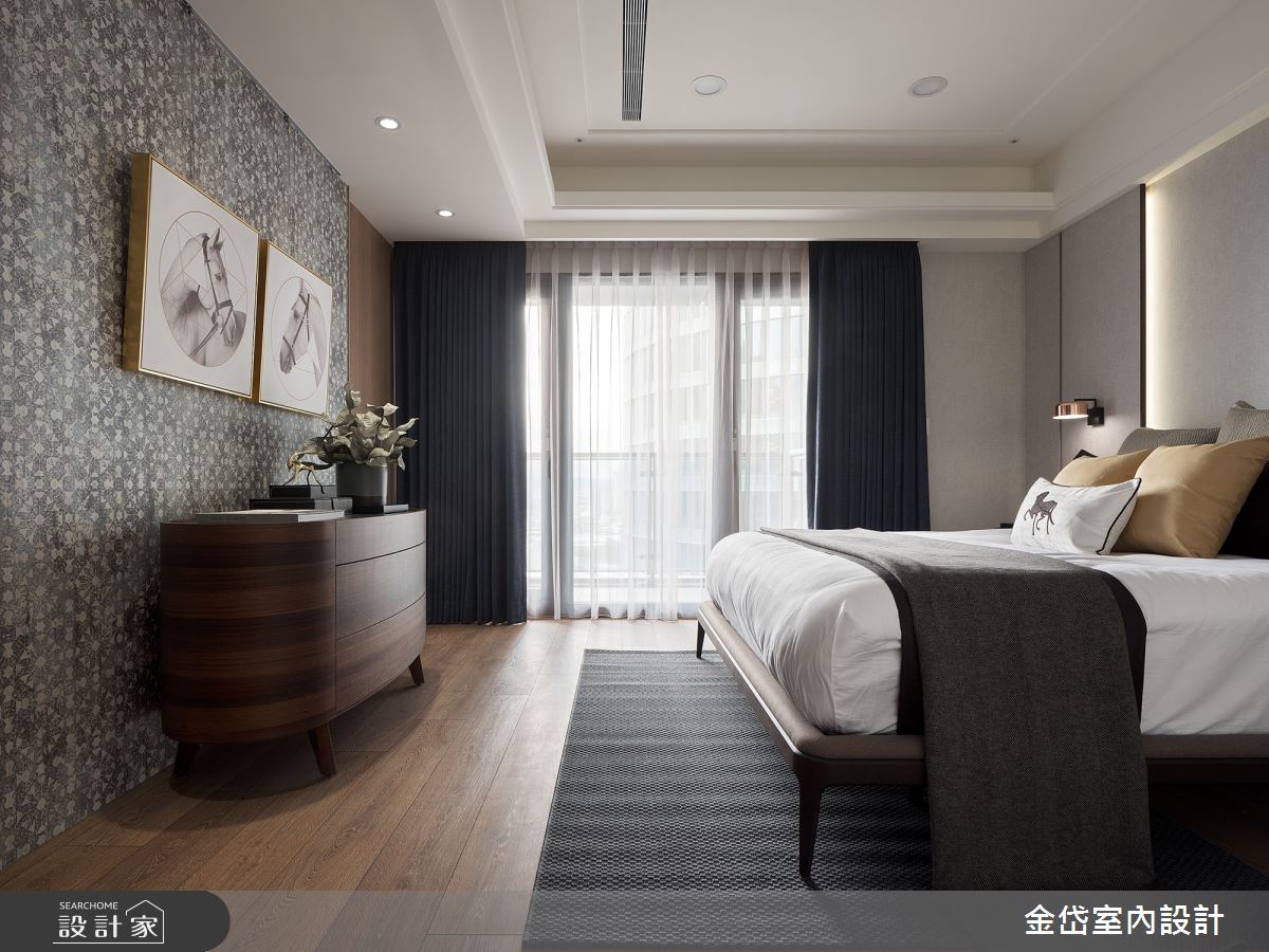 58坪中古屋(5~15年)＿現代風臥室案例圖片＿金岱室內裝修有限公司＿金岱_橋峰 周公館_現代風之14