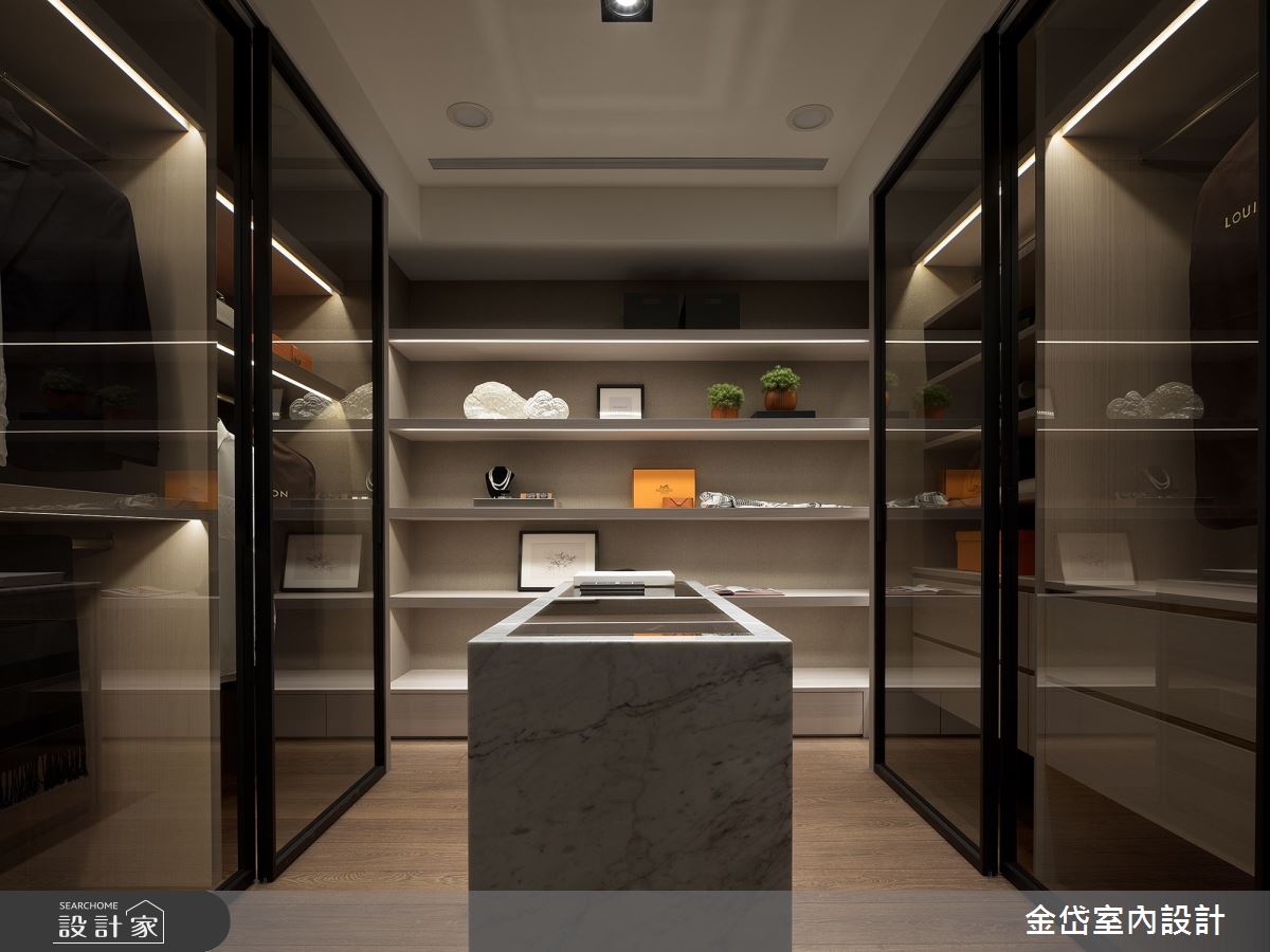 58坪中古屋(5~15年)＿現代風更衣間案例圖片＿金岱室內裝修有限公司＿金岱_橋峰 周公館_現代風之19