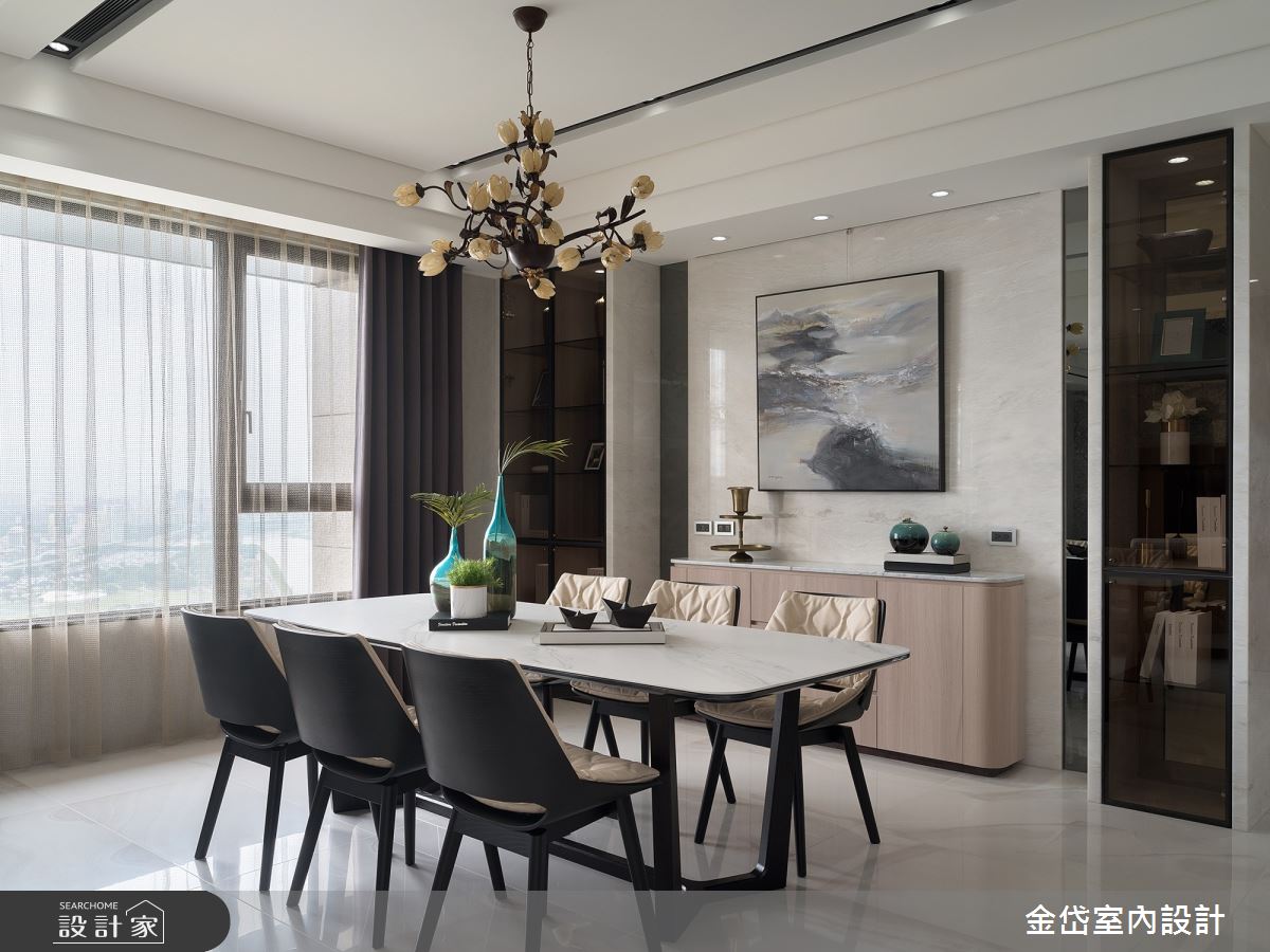 70坪中古屋(5~15年)＿混搭風餐廳案例圖片＿金岱室內裝修有限公司＿金岱_香榭園 文公館_混搭風之10