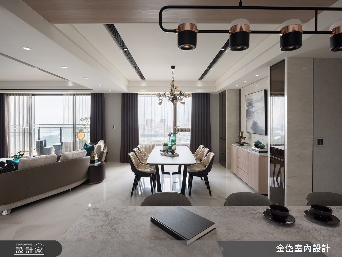 70坪中古屋(5~15年)＿混搭風餐廳案例圖片＿金岱室內裝修有限公司＿金岱_香榭園 文公館_混搭風之16