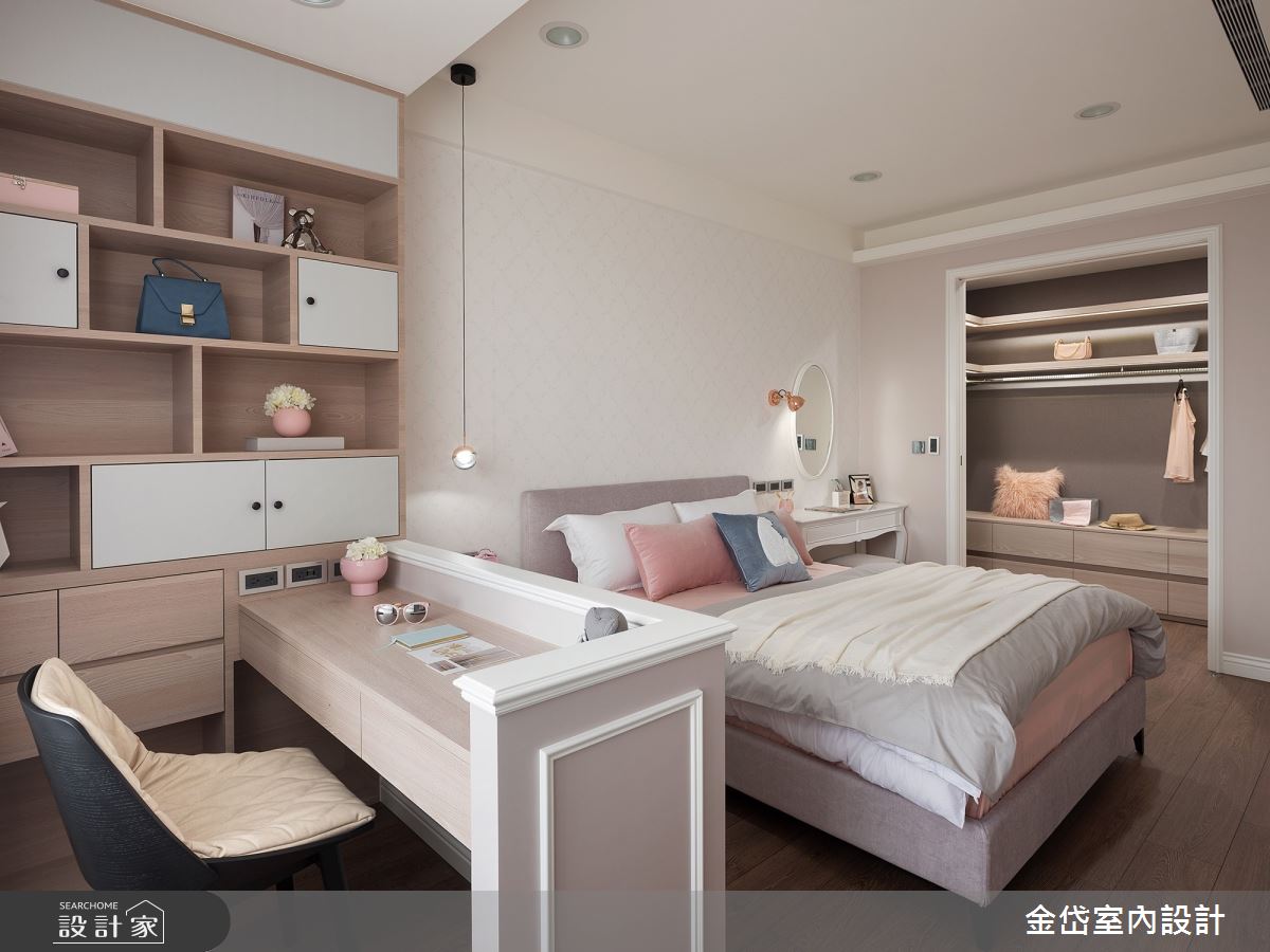70坪中古屋(5~15年)＿混搭風臥室更衣間案例圖片＿金岱室內裝修有限公司＿金岱_香榭園 文公館_混搭風之28