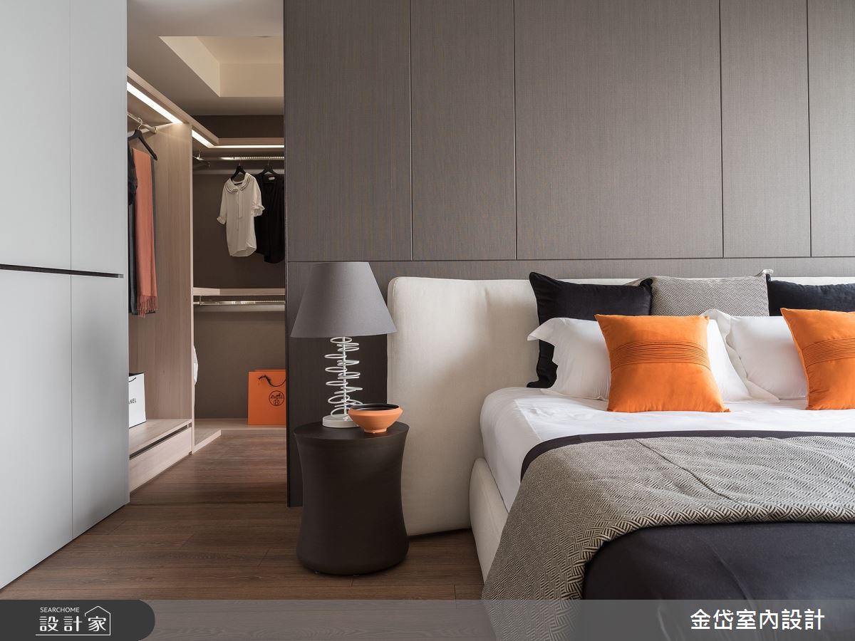 70坪中古屋(5~15年)＿混搭風臥室更衣間案例圖片＿金岱室內裝修有限公司＿金岱_香榭園 文公館_混搭風之34